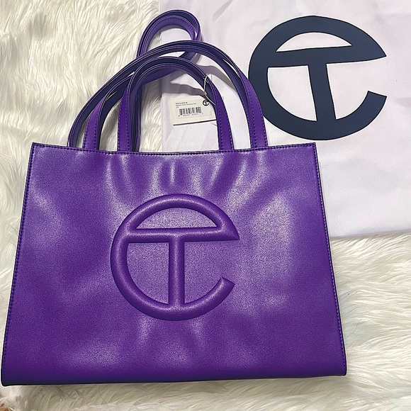 💜 Telfar Shopping Bag medium in Grape💜 100% Authentic Telfar💜 - Picture 6 of 13